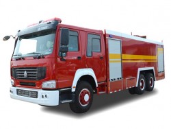 Carro de bombeiros da água do aeroporto de SINOTRUK HOWO 6x4
