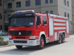 Carro de bombeiros do padrão de Howo 6x4
