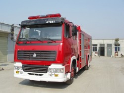China 6 roda o caminhão da luta contra a água/incêndio da espuma
