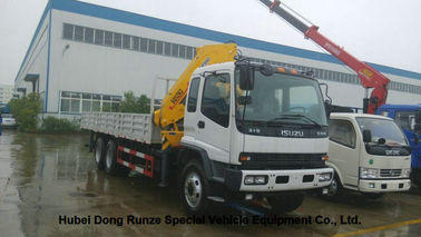 China O caminhão de -14 toneladas de 5 toneladas de ISUZU montou o guindaste com crescimento telescópico e crescimento de Knukled fornecedor
