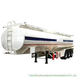 China tri eixo do combustível 48m3 do petroleiro do reboque de alumínio semi para o diesel, óleo, gasolina, transporte 48T-50Ton do querosene fornecedor