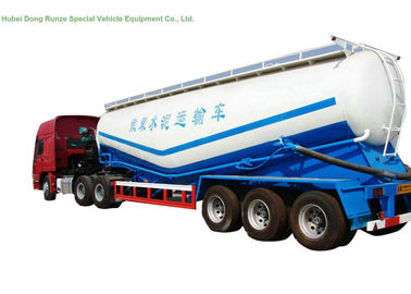 China V tipo cimento que transporta reboques com o motor diesel para o pó seco Meterial 60 - 65 M3 fornecedor