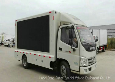 China Caminhão exterior P6/P8/P10/P12 da propaganda da exposição de diodo emissor de luz de FOTON 4X2 disponível fornecedor