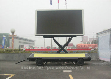 China Reboque conduzido móvel com sistema de levantamento, reboque alto da exposição da propaganda do diodo emissor de luz de Defination fornecedor