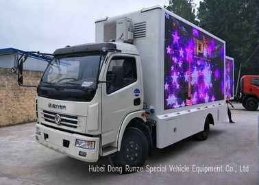 China Caminhão móvel exterior do quadro de avisos do diodo emissor de luz de DFAC para a propaganda da promoção, mostra de estrada fornecedor