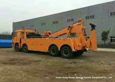 China Wrecker resistente do caminhão de reboque de SHACMAN F3000 8x4 de 31 toneladas para a recuperação da estrada fornecedor