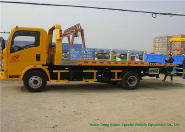 China HOWO iluminam o portador do caminhão de reboque do leito do dever para a recuperação 3 do carro/estrada de SUV - de 5 toneladas fornecedor