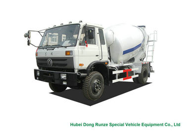 China Caminhão concreto móvel industrial 6 Cbm do agitador 4x2/4x4 com 3 Seater fornecedor