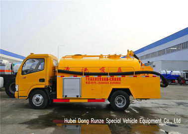 China Caminhão de petroleiro fecal da sução da água de esgoto de DFAC 3500L-5000L com o hidro encanamento do jato fornecedor
