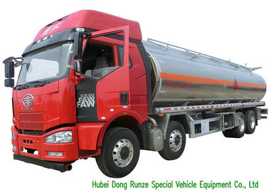 China Caminhão de tanque líquido da estrada de alumínio de FAW 8X4 para o transporte 30000L do combustível fornecedor