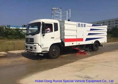 China Caminhão da vassoura de estrada da vassoura de Kingrun com escovas e água de alta pressão 8CBM fornecedor
