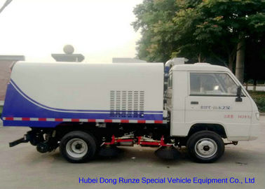 China Caminhão da vassoura de estrada de Foton mini, vassoura de rua mecânica com 4 lixo de Cbm das escovas 2 fornecedor