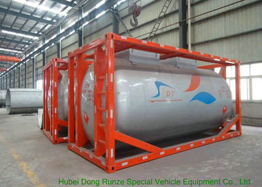China Recipiente internacional 20FT/30FT do tanque do ISO para o transporte e o armazenamento do metanol CH3OH fornecedor