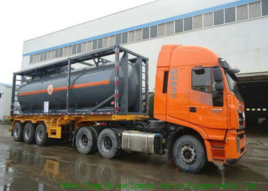 China O ácido fluorídrico que envia o recipiente do tanque do ISO PE de 30FT/de 40FT alinhou o aço fornecedor