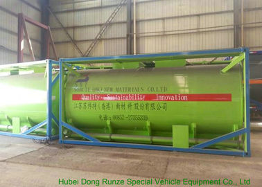 China recipiente ácido do tanque do ISO do HCL 20Feet para enviar UN1789 O PE alinhado aço 16mm fornecedor