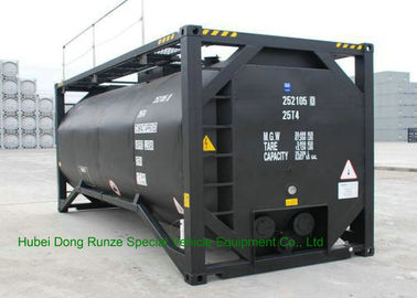China T3 do UN que aquece o recipiente do tanque de um ISO de 20 pés para o betume/óleo bruto/baixo líquidos perigosos fornecedor