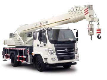 China FOTON que levanta o caminhão material montou o guindaste de 10-16 toneladas, guindaste hidráulico completo do caminhão fornecedor