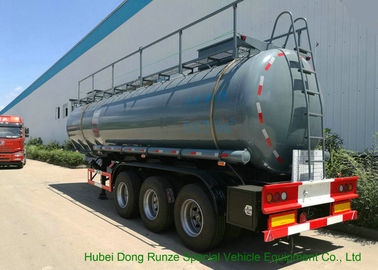 China Reboques químicos resistentes do tanque para 30 - transporte do hidróxido de sódio 45MT fornecedor