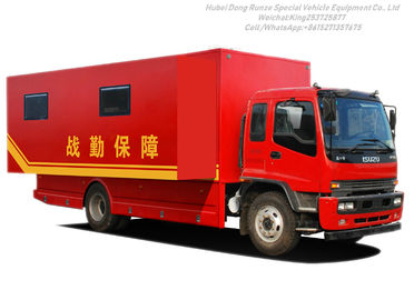 China Caminhão de acampamento móvel exterior de ISUZU com sala de visitas fornecedor