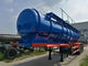 Eixo sulfúrico concentrado BPW da forma 21000L H2SO4 98% do caminhão de petroleiro V do ácido tri fornecedor