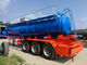 Eixo sulfúrico concentrado BPW da forma 21000L H2SO4 98% do caminhão de petroleiro V do ácido tri fornecedor