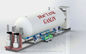 Estação personalizada do patim de 50m3 LPG com o certificado do distribuidor ASME do gás do LPG do automóvel fornecedor