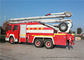 Carro de bombeiros alto da proposta do jato de Sinotruck Howo 6x4 com tanque de água 5500 litro 18m jorrando fornecedor