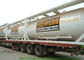 recipientes maiorias 20000L do tanque do cimento de 20FT - 22500L com quadro de aço carbono fornecedor