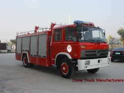 Carro de bombeiros de tanque de água de Dongfeng 4x2 5000Litres