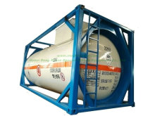 Recipientes para tanques de cloro líquido ISO 20FT 21, 670 litros (27Ton) Classe 8 Cl2 UN1791 Hidro teste de pressão 1.95MPa