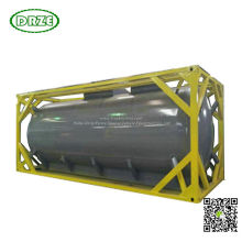 Recipiente de Isotank Un1790 para o ácido fluorídrico do transporte rodoviário de tanques (HF) Hipoclorito de sódio Un1791, Naclo líquido 18, 000liers -20, 000liers