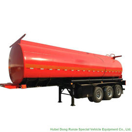 China Do tri eixo do tanque reboque de aço inoxidável semi para o óleo de palma/entrega bruta do óleo do combustível/gasolina fornecedor