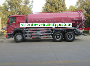 China Caminhão da sução da água de esgoto de Sinotruk Howo 18000L com o veículo com rodas da bomba de vácuo 10 fornecedor