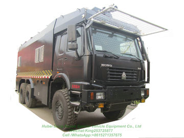 China Todas as rodas de HOWO eliminam a personalização do caminhão do cano da água da polícia do Anti-motim da estrada 6X6 fornecedor
