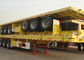 Reboques comerciais do leito para o transporte de recipiente com os 12 fechamentos da torção e os 12 pneumáticos 50T fornecedor