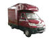Gelado do hamburguer do vintage de CHERY que vende caminhões, camionetes móveis do fast food fornecedor